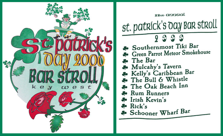 2000 St. Patrick's Day Bar Stroll T-Shirt