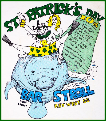 1988 St. Patrick's Day Bar None Suds Run T-Shirt