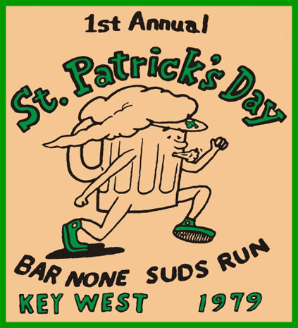 1979 St. Patrick's Day Bar None Suds Run T-Shirt