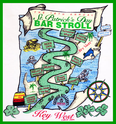1994 St. Patrick's Day Bar Stroll T-Shirt