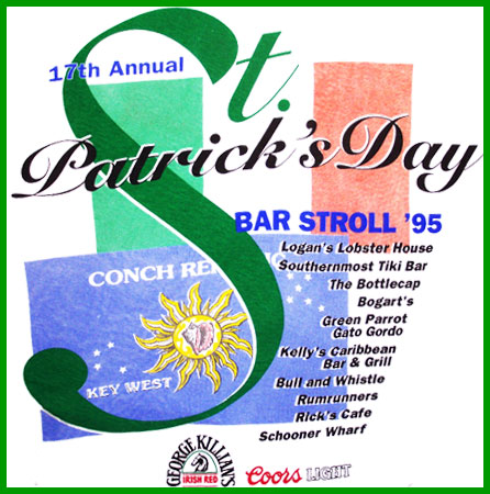 1995 St. Patrick's Day Bar Stroll T-Shirt