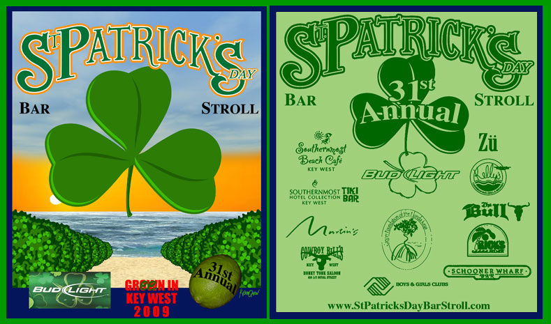 2008 St. Patrick's Day Bar Stroll T-Shirt