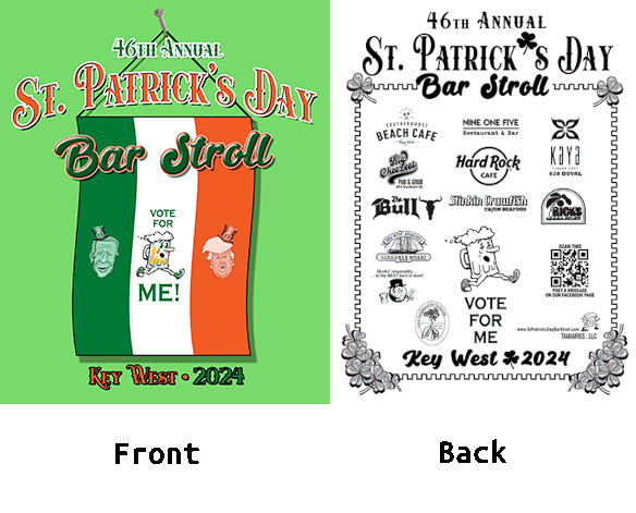 2024 St. Patrick's Day Bar Stroll T-Shirt