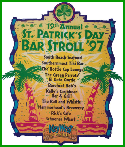 1997 St. Patrick's Day Bar None Suds Run T-Shirt