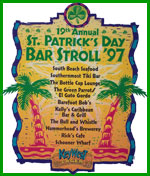 1997 St. Patrick's Day Bar Stroll T-Shirt