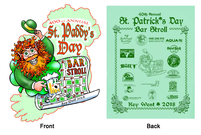 2018 St. Patrick's Day Bar Stroll T-Shirt