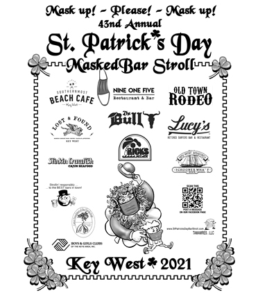 st patricks day bar stroll key west 2025