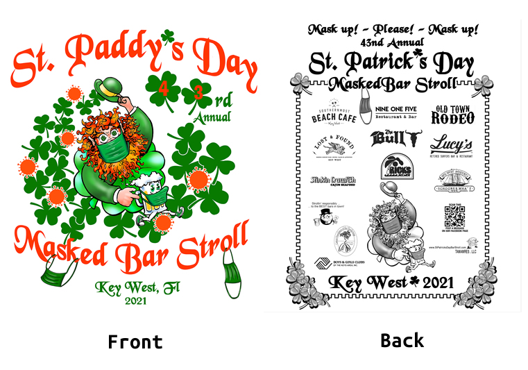 2021 St. Patrick's Day Bar Stroll T-Shirt