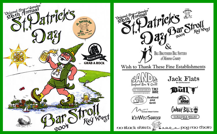 2004 St. Patrick's Day Bar Stroll T-Shirt