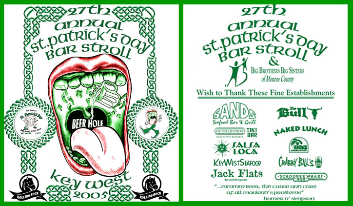 2005 St. Patrick's Day Bar Stroll T-Shirt