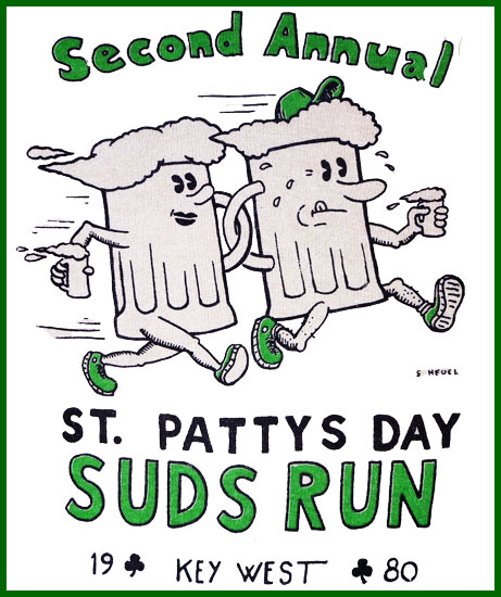 1980 St. Patrick's Day Bar None Suds Run T-Shirt