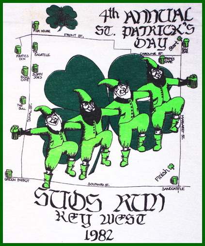 1982 St. Patrick's Day Bar None Suds Run T-Shirt