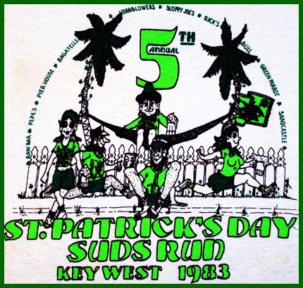 1983 St. Patrick's Day Bar None Suds Run T-Shirt