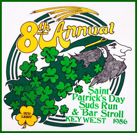 1986 St. Patrick's Day Bar None Suds Run T-Shirt