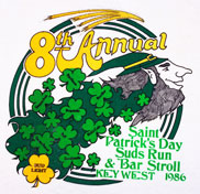 1986 St. Patrick's Day Bar Stroll T-Shirt