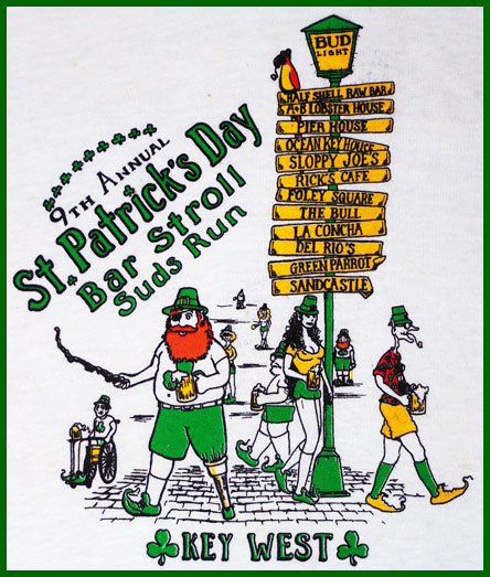 1987 St. Patrick's Day Bar None Suds Run T-Shirt
