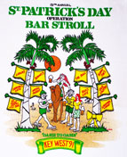 1991 St. Patrick's Day Bar Stroll T-Shirt