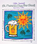 1996 St. Patrick's Day Bar Stroll T-Shirt